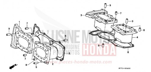 CYLINDER SLEEVE NR750N de 1992
